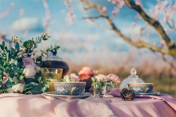ピンクの花粉媒介者ガーデン3つのルールでミツバチも大喜び